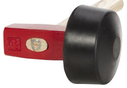 RUTHE Plattenlegerhammer 1.500g mit Eschenstiel