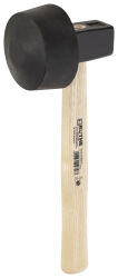 RUTHE Plattenlegehammer 1.250g vulkanisiert mit Eschenstiel