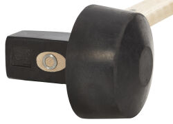 RUTHE Plattenlegehammer 1.250g vulkanisiert mit Eschenstiel