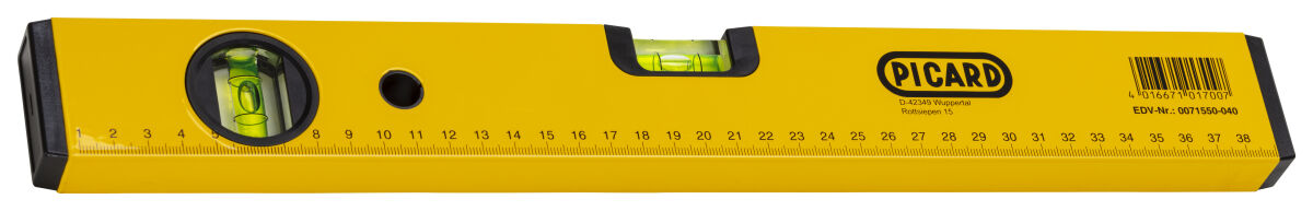 PICARD Wasserwaage 80 cm aus Leichtmetall pulverbeschichtet Nr. 71550