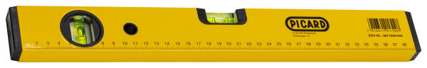 PICARD Wasserwaage 40 cm aus Leichtmetall pulverbeschichtet Nr. 71550