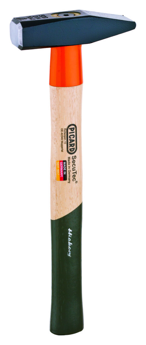 PICARD Schlosserhammer SecuTec® 500g mit Hickorystiel Nr. 12
