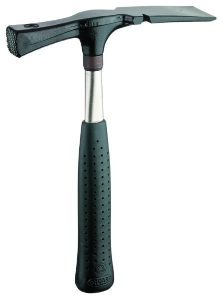 PICARD Maurerhammer 600g mit Stahlrohrstiel Nr. 277 geraut