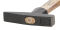 RUTHE Schlosserhammer 500g Deutsche Form mit Hickorystiel