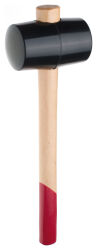 RUTHE Gummihammer 510 55 x 90 mm mit Eschenstiel