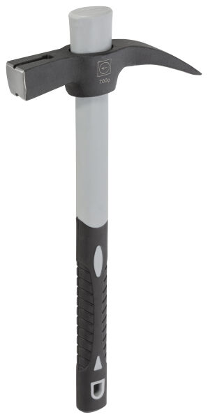 RUTHE Klauenhammer 700g Französische Form mit Fiberglasstiel