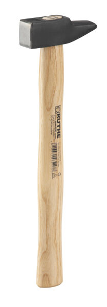 RUTHE Schlosserhammer 42 mm Französische Form mit Eschenstiel | Gravur möglich