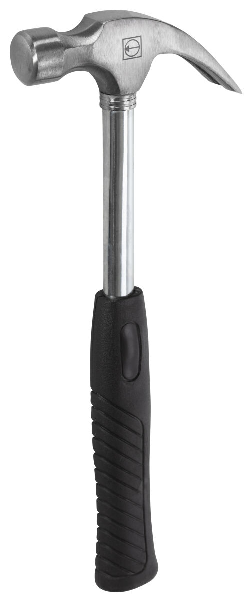 RUTHE Klauenhammer 755g Amerikanische Form mit Stahlrohrstiel