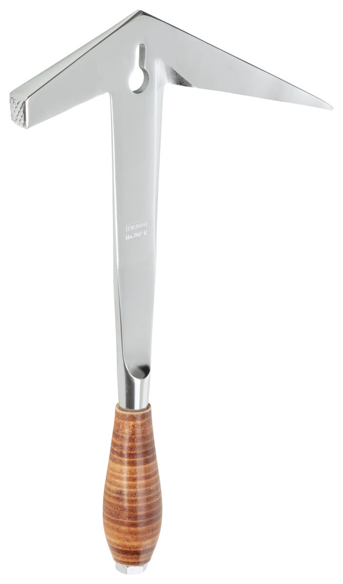 PICARD Schieferhammer 700g für Rechtshänder verchromt mit Ledergriff Nr. 207 R | Gravur möglich