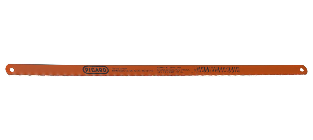 PICARD Sägeblatt 300 mm HSS biMetall 24 Zähne für Sägebogen 72120, 72130, 72052 Nr. 72290
