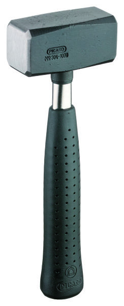 PICARD Fäustel 1.250g schwarzer Spezialgriff mit Stahlrohrstiel Nr. 304