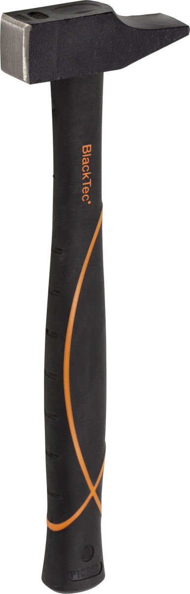 PICARD Schlosserhammer 500g BlackTec® Französische Form Fiberglasstiel Nr. 16 | Gravur möglich
