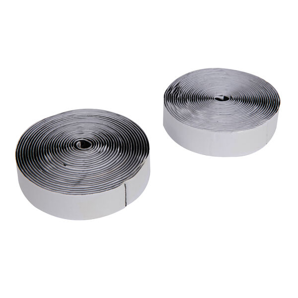 Klettbandrollen 25 mm x 5 m schwarz selbstklebend zuschneidbar Set 2-tlg.