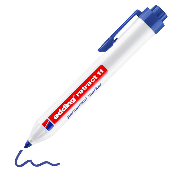edding retract 11 Permanentmarker blau
