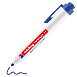 edding retract 11 Permanentmarker blau