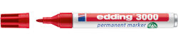 edding 3000 Permanentmarker rot