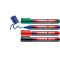 edding 300 4 x Permanentmarker Farben Schwarz Rot Blau Grün Set
