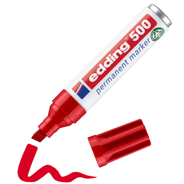 edding 500 Permanentmarker rot