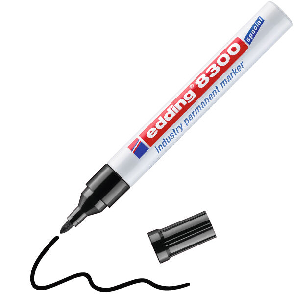 edding 8300 Industrie Permanentmarker schwarz