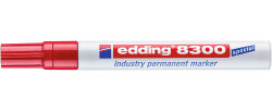 edding 8300 Industrie Permanentmarker rot