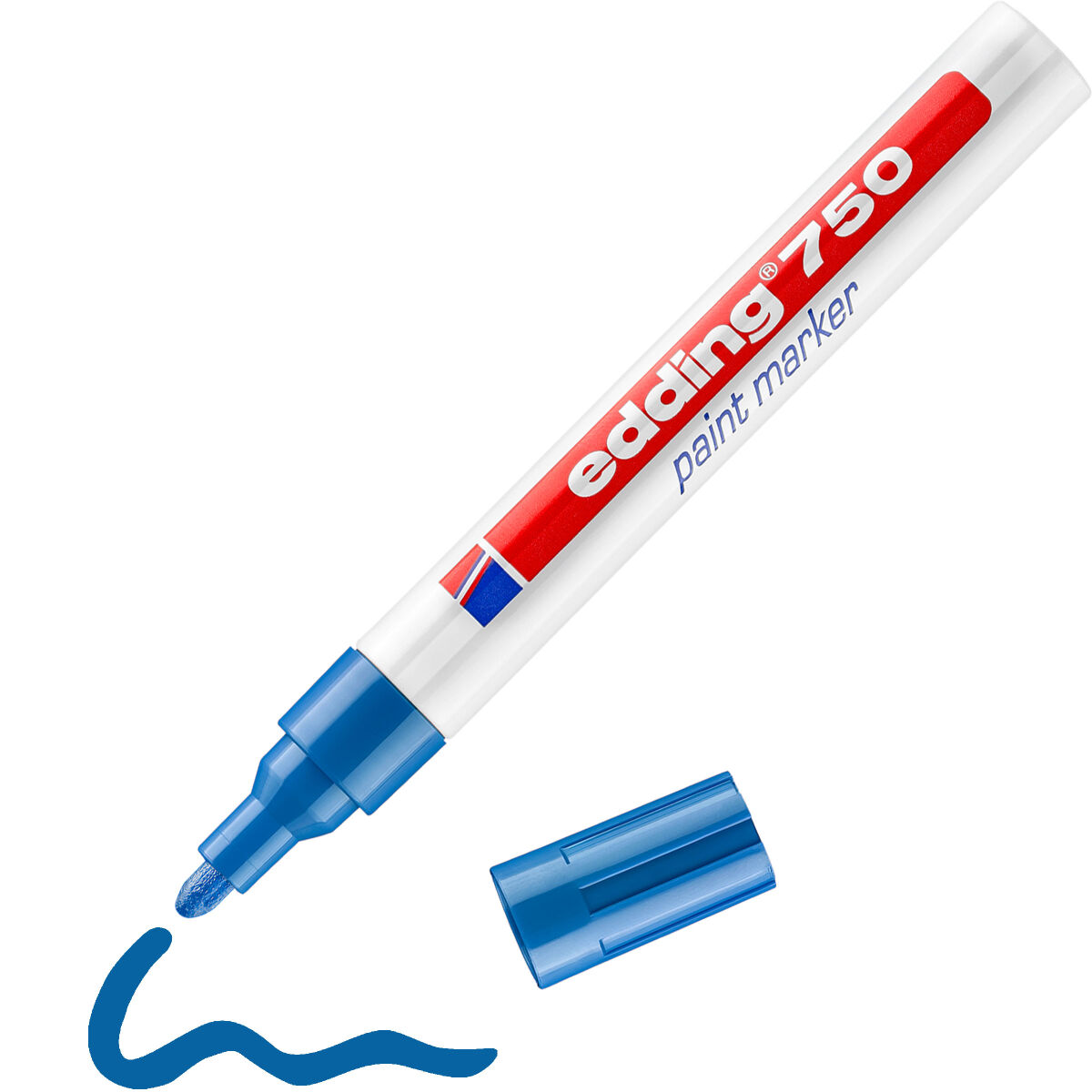 edding 750 Lackmarker blau