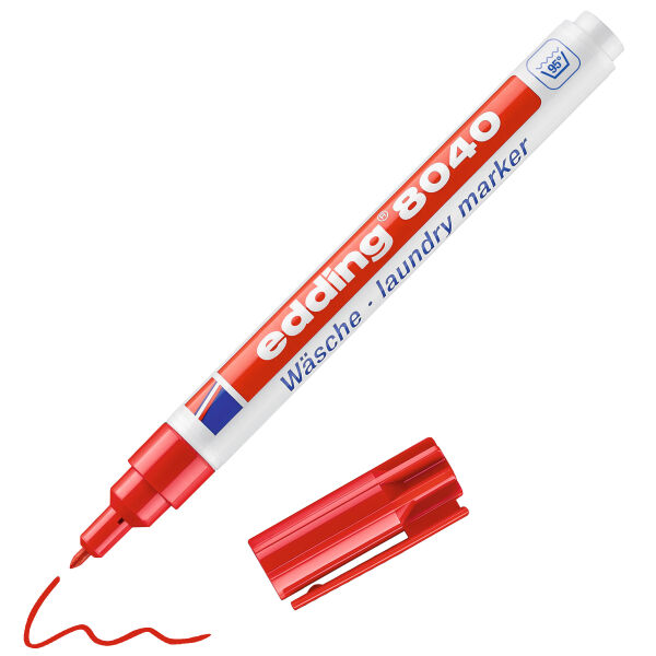 edding 8040 Wäschemarker rot