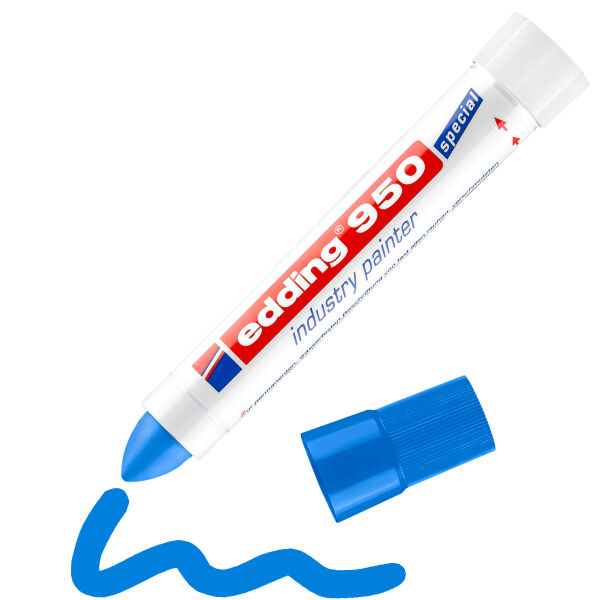 edding 950 Industrie Pastenmarker blau