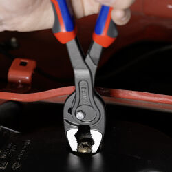 KNIPEX 82 02 250 TwinGrip Frontgreifzange 250 mm mit Mehrkomponenten-Hüllen
