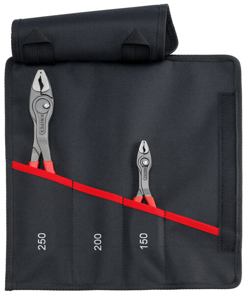 KNIPEX 00 19 61 V02 Rolltasche TwinGrip bestückt mit 2 Frontgreifzangen 150 mm und 250 mm