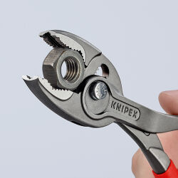 KNIPEX 82 02 200 TwinGrip Frontgreifzange 200 mm mit Kunststoff überzogen