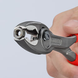 KNIPEX 82 02 200 TwinGrip Frontgreifzange 200 mm mit Kunststoff überzogen