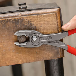 KNIPEX 82 02 200 TwinGrip Frontgreifzange 200 mm mit Kunststoff überzogen