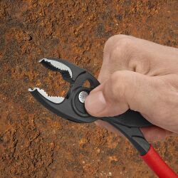 KNIPEX 82 02 200 TwinGrip Frontgreifzange 200 mm mit Kunststoff überzogen