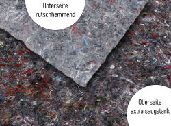 6 x Malerabdeckvlies 20 x 0,3 Meter extra saugstark 220g/m2