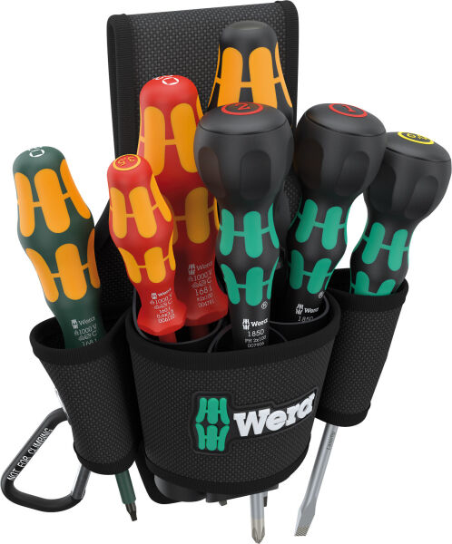 Wera 9622 Gürteltasche Set 3 Schraubendreher Satz 8-tlg.