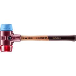 HALDER SIMPLEX Schonhammer Ø 60 mm TPE-soft blau /...
