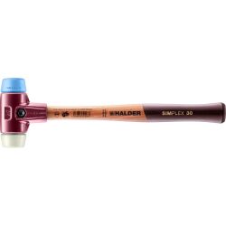 HALDER SIMPLEX Schonhammer Ø 30 mm TPE-soft blau /...