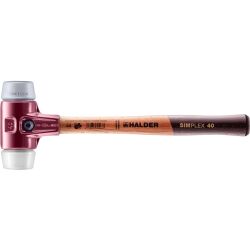 HALDER SIMPLEX Schonhammer Ø 40 mm TPE-mid grau /...