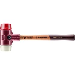 HALDER SIMPLEX Schonhammer Ø 50 mm Plastik rot /...