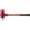 HALDER SIMPLEX Schonhammer Ø 50 mm Plastik rot / Nylon mit Tempergussgehäuse