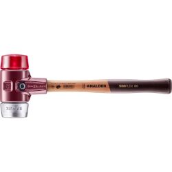 HALDER SIMPLEX Schonhammer Ø 60 mm Plastik rot /...