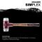 HALDER SIMPLEX Schonhammer Ø 50 mm Superplastik / Weichmetall mit Tempergussgehäuse