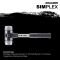 HALDER SIMPLEX Schonhammer Ø 50 mm TPE-mid grau / Weichmetall mit verstärktem Tempergussgehäuse und Fiberglasstiel