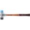 HALDER SIMPLEX Schonhammer Ø 30 mm TPE-soft blau / Gummi schwarz mit Aluminiumgehäuse