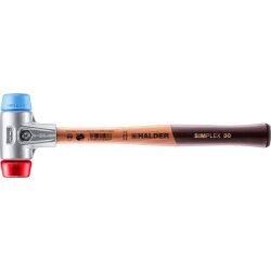 HALDER SIMPLEX Schonhammer Ø 30 mm TPE-soft blau /...