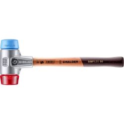 HALDER SIMPLEX Schonhammer Ø 50 mm TPE-soft blau /...