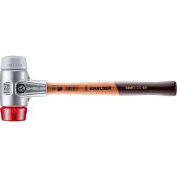 HALDER SIMPLEX Schonhammer Ø 50 mm TPE-mid grau /...