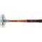 HALDER SIMPLEX Schonhammer Ø 30 mm TPE-mid grau / Nylon mit Aluminiumgehäuse