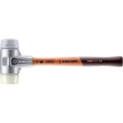 HALDER SIMPLEX Schonhammer Ø 50 mm TPE-mid grau /...