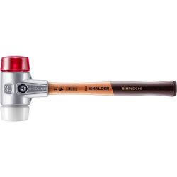 HALDER SIMPLEX Schonhammer Ø 60 mm Plastik rot /...